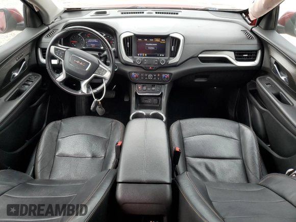 2020 GMC Terrain SLT with VIN 3GKALPEX2LL172598, listed as a Copart auction lot 53658905 with 58,697 mi miles and Salvage title. Bid and sale history available at DreamBid. Image 8.