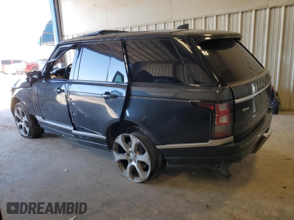 2017 Land Rover Range Rover с VIN SALGS2FE3HA324579, выставлен на аукционе Copart как лот 56676585 с пробегом Не указан миль и Списание • Salvage title. История ставок и продаж доступна на DreamBid. Изображение 2.
