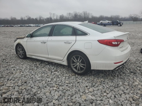 2015 Hyundai Sonata Sport z VIN 5NPE34AB0FH053345, wystawiony jako Copart lot #45194645 z przebiegiem Nie podano mil oraz Szkoda całkowita • Salvage title. Historia ofert i sprzedaży dostępna na DreamBid. Obrazek 2.