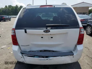 2010 Kia Sedona LX with VIN KNDMG4C39A6344077, listed as a Copart auction lot 64367004 with 201,150 mi miles and Salvage Title. Bid and sale history available at carsss.com. Image 6.