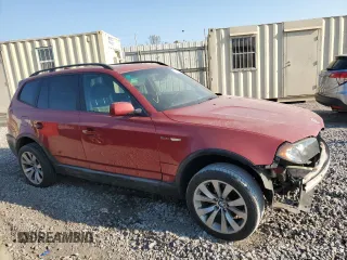 2004 BMW X3 3.0i with VIN WBXPA93414WA66144, listed as a Copart auction lot 78167274 with 0 mi miles and Salvage Title. Bid and sale history available at carsss.com. Image 4.