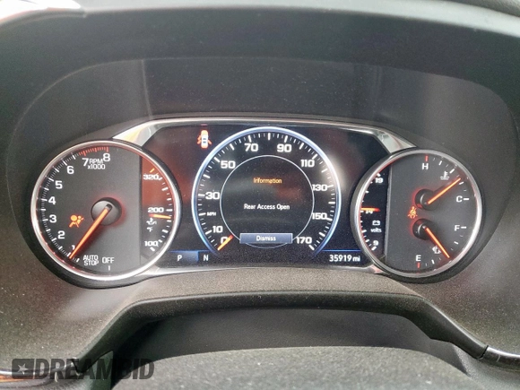 2020 Chevrolet Blazer RS with VIN 3GNKBERS8LS541337, listed as a Copart auction lot 62232975 with 35,919 mi miles and Salvage title. Bid and sale history available at DreamBid. Image 9.