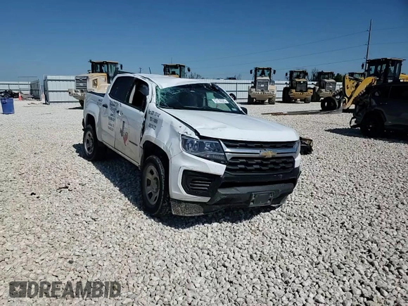 2022 Chevrolet Colorado 2WD Work Truck with VIN 1GCGSBEN5N1266026, listed as a Copart auction lot 52170325 with 91,425 mi miles and Salvage title. Bid and sale history available at DreamBid. Image 11.