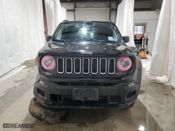 2018 Jeep Renegade Upland Edition with VIN ZACCJBAB1JPH29531, listed as a Copart auction lot 84016334 with 85,615 mi miles and Salvage Title. Bid and sale history available at carsss.com. Image 5.