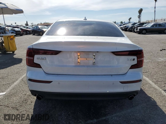 2019 Volvo S60 Momentum with VIN 7JRA22TK3KG013375, listed as a Copart auction lot 50717054 with 39,149 mi miles and Salvage Title. Bid and sale history available at carsss.com. Image 6.