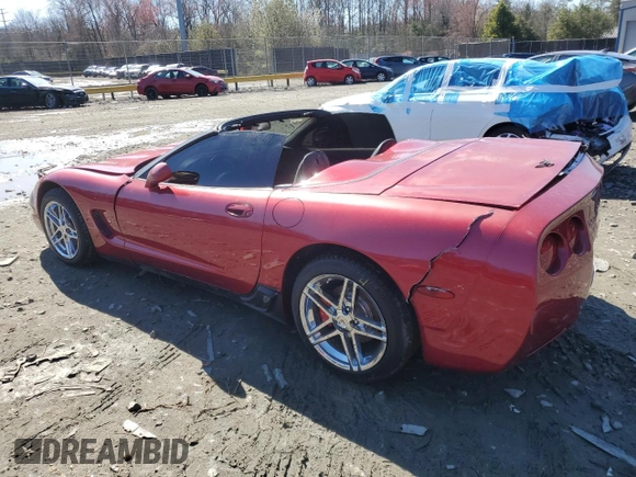 2002 Chevrolet Corvette with VIN 1G1YY32GX25100614, listed as a Copart auction lot 49794205 with 95,008 mi miles and Salvage Title. Bid and sale history available at carsss.com. Image 2.