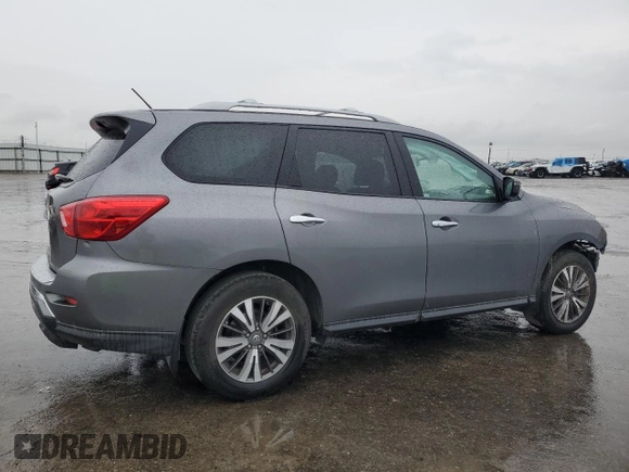 2018 Nissan Pathfinder S with VIN 5N1DR2MN4JC604526, listed as a Copart auction lot 47892325 with 66,187 mi miles and Salvage Title. Bid and sale history available at carsss.com. Image 3.