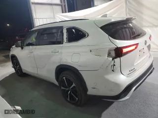 2021 Toyota Highlander XSE with VIN 5TDLZRBH0MS061538, listed as a Copart auction lot 85448864 with 76,237 mi miles and Salvage Title. Bid and sale history available at carsss.com. Image 2.