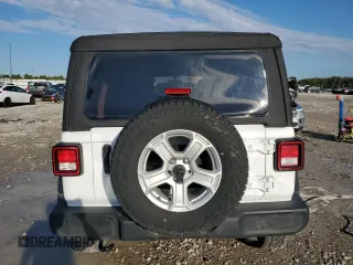 2022 Jeep Wrangler Unlimited Sport with VIN 1C4HJXDNXNW132525, listed as a Copart auction lot 72717044 with 23,215 mi miles and Salvage Title. Bid and sale history available at DreamBid. Image 6.