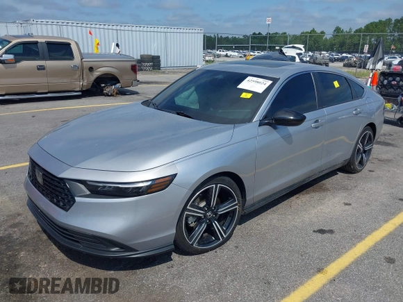 2024 Honda Accord Sport with VIN 1HGCY2F5XRA051406, listed as a IAAI auction lot 42598024 with 23,322 mi miles and . Bid and sale history available at DreamBid. Image 2.