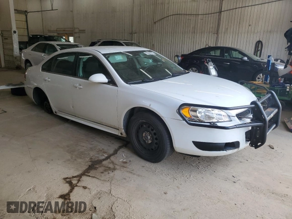 2014 Chevrolet Impala Police Police z VIN 2G1WD5E3XE1159790, wystawiony jako Copart lot #55505895 z przebiegiem 155 366 mil mil oraz Szkoda całkowita • Salvage title. Historia ofert i sprzedaży dostępna na DreamBid. Obrazek 4.