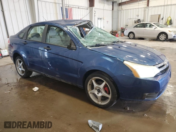 2009 Ford Focus SE with VIN 1FAHP35N59W205902, listed as a Copart auction lot 53759505 with 167,827 mi miles and Non Repairable. Bid and sale history available at carsss.com. Image 4.