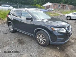 2017 Nissan Rogue S with VIN KNMAT2MVXHP609287, listed as a Copart auction lot 61553905 with 92,513 mi miles and Salvage title. Bid and sale history available at DreamBid. Image 4.
