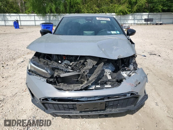 2025 Honda Civic Sport with VIN 2HGFE2F52SH506035, listed as a Copart auction lot 54035805 with 11,141 mi miles and Salvage title. Bid and sale history available at DreamBid. Image 5.
