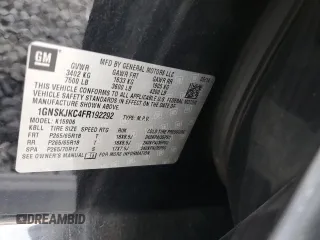 2015 Chevrolet Suburban LT with VIN 1GNSKJKC4FR192292, listed as a Copart auction lot 60434444 with 304,830 mi miles and Salvage Title. Bid and sale history available at DreamBid. Image 13.