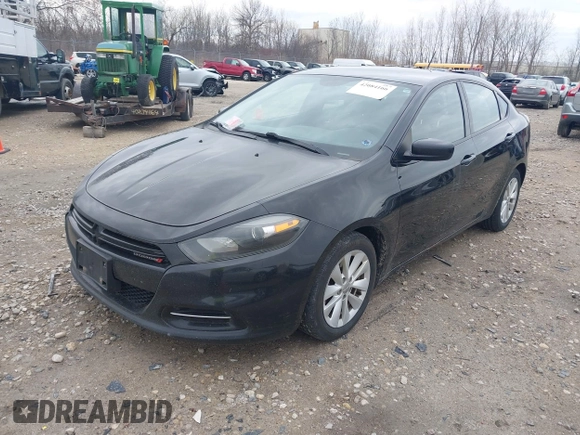 2014 Dodge Dart SXT with VIN 1C3CDFBB9ED903934, listed as a IAAI auction lot 42084166 with 170,949 mi miles. Bid and sale history available at carsss.com. Image 2.