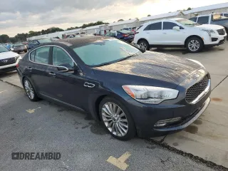 2015 Kia K900 Luxury with VIN KNALW4D43F6022254, listed as a Copart auction lot 73966104 with 52,161 mi miles and Salvage Title. Bid and sale history available at carsss.com. Image 4.