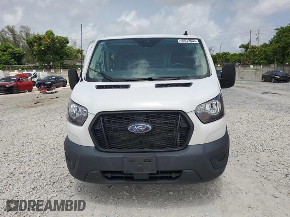 2023 Ford Transit Cargo with VIN 1FTBR1Y80PKA68280, listed as a Copart auction lot 60612605 with 39,016 mi miles and Salvage title. Bid and sale history available at DreamBid. Image 5.
