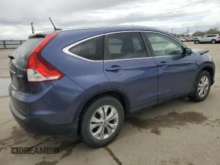 2012 Honda CR-V EX-L with VIN JHLRM4H70CC005483, listed as a Copart auction lot 51521135 with 47,212 mi miles and Salvage Title. Bid and sale history available at carsss.com. Image 3.