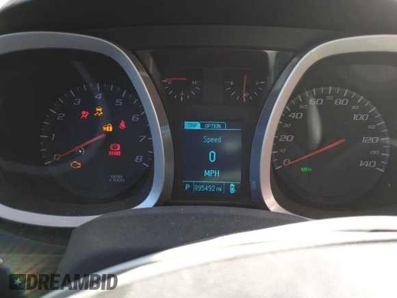 2015 Chevrolet Equinox LT with VIN 2GNFLGE31F6363556, listed as a Copart auction lot 87961575 with 95,492 mi miles and Salvage Title. Bid and sale history available at carsss.com. Image 9.