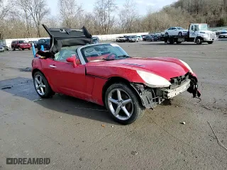 2007 Saturn Sky with VIN 1G8MB35B67Y142074, listed as a Copart auction lot 84326184 with 123,577 mi miles and Salvage Title. Bid and sale history available at carsss.com. Image 10.