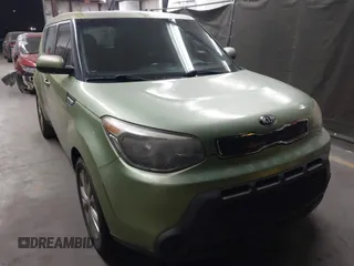 2015 Kia Soul + with VIN KNDJP3A58F7789042, listed as a IAAI auction lot 42004303 with 161,795 mi miles. Bid and sale history available at carsss.com. Image 6.