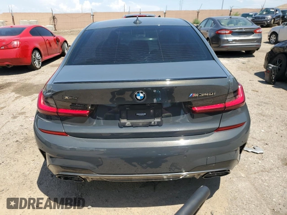 2022 BMW 3 Series M340i xDrive with VIN WBA5U9C08NFM16339, listed as a Copart auction lot 66093714 with 35,420 mi miles and Salvage Title. Bid and sale history available at DreamBid. Image 6.