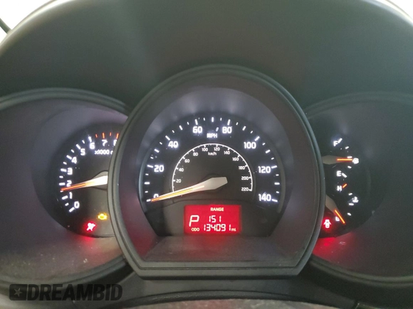 2016 Kia Rio LX with VIN KNADM4A34G6658799, listed as a Copart auction lot 50354285 with 134,091 mi miles and Salvage Title. Bid and sale history available at DreamBid. Image 9.