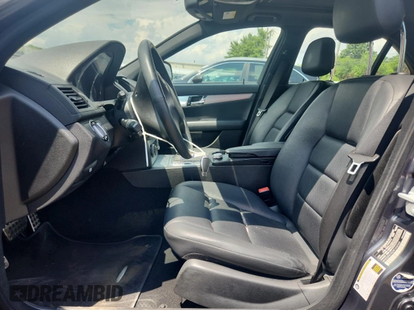 2009 Mercedes-Benz C 300 Sport with VIN WDDGF81X29F256566, listed as a Copart auction lot 66150805 with 125,243 mi miles and Salvage title. Bid and sale history available at DreamBid. Image 7.