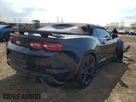 2019 Chevrolet Camaro 1LT z VIN 1G1FB3DS0K0127179, wystawiony jako Copart lot #55480815 z przebiegiem 85 746 mil mil oraz Szkoda całkowita • Salvage title. Historia ofert i sprzedaży dostępna na DreamBid. Obrazek 3.