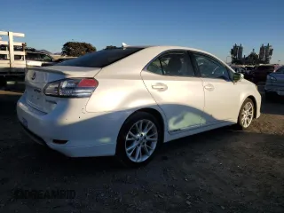 2010 Lexus HS 250h with VIN JTHBB1BA7A2005277, listed as a Copart auction lot 88776395 with 135,589 mi miles and Salvage Title. Bid and sale history available at DreamBid. Image 3.