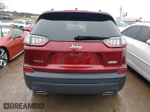2019 Jeep Cherokee Altitude with VIN 1C4PJMLN4KD123984, listed as a IAAI auction lot 41507338 with 53,686 mi miles. Bid and sale history available at carsss.com. Image 16.