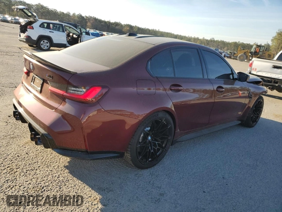 2023 BMW M3 Competition xDrive z VIN WBS43AY01PFP95661, wystawiony jako Copart lot #49840935 z przebiegiem 14 931 mil mil oraz Szkody całkowita. Historia ofert i sprzedaży dostępna na DreamBid. Obrazek 3.