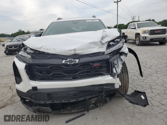 2025 Chevrolet Equinox AWD RS z VIN 3GNAXTEG5SL214390, wystawiony jako Copart lot #57106575 z przebiegiem 5 775 mil mil oraz Szkoda całkowita • Salvage title. Historia ofert i sprzedaży dostępna na DreamBid. Obrazek 5.