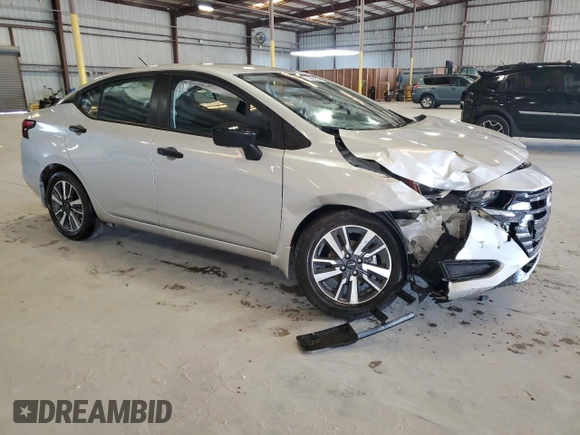 2024 Nissan Versa S with VIN 3N1CN8DV9RL878581, listed as a Copart auction lot 61565205 with 6,336 mi miles and Non repairable. Bid and sale history available at DreamBid. Image 4.