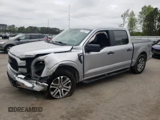 2021 Ford F-150 XL with VIN 1FTEW1CP6MFB98931, listed as a Copart auction lot 51284275 with 108,705 mi miles and Salvage Title. Bid and sale history available at carsss.com. Image 1.