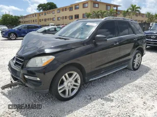 2014 Mercedes-Benz M 350 with VIN 4JGDA5JB1EA351654, listed as a Copart auction lot 55510505 with 193,285 mi miles and Salvage title. Bid and sale history available at DreamBid. Image 1.