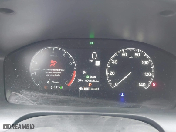 2025 Honda HR-V Sport with VIN 3CZRZ2H55SM732630, listed as a IAAI auction lot 41690406 with 9,828 mi miles. Bid and sale history available at carsss.com. Image 7.