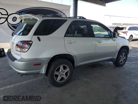 2003 Lexus RX 300 z VIN JTJHF10U530300189, wystawiony jako Copart lot #57663325 z przebiegiem 183 447 mil mil oraz Czysty tytuł • Clean title. Historia ofert i sprzedaży dostępna na DreamBid. Obrazek 3.