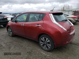 2015 Nissan LEAF SV with VIN 1N4AZ0CPXFC301245, listed as a Copart auction lot 45902623 with 75,831 mi miles. Bid and sale history available at carsss.com. Image 2.
