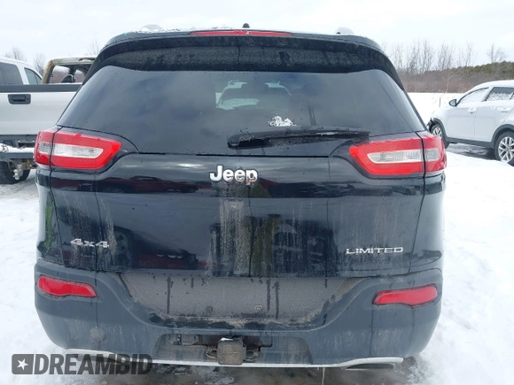 2017 Jeep Cherokee Limited with VIN 1C4PJMDS1HW505617, listed as a IAAI auction lot 41461389 with 97,978 mi miles. Bid and sale history available at carsss.com. Image 16.