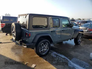 2024 Jeep Wrangler Sport S z VIN 1C4RJXN67RW324020, wystawiony jako Copart lot #74993914 z przebiegiem 2 169 mil mil oraz Szkoda całkowita • Salvage title. Historia ofert i sprzedaży dostępna na DreamBid. Obrazek 3.