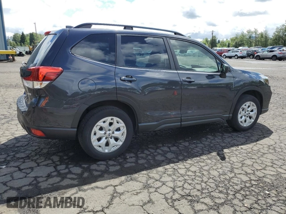 2019 Subaru Forester with VIN JF2SKACC7KH463306, listed as a Copart auction lot 57237345 with 21,680 mi miles and Salvage title. Bid and sale history available at DreamBid. Image 3.