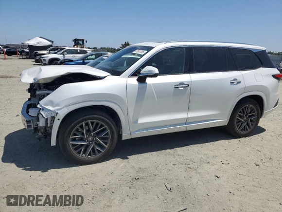2024 Lexus TX 350 with VIN 5TDAAAB69RS014336, listed as a Copart auction lot 62881705 with 15,943 mi miles and Salvage title. Bid and sale history available at DreamBid. Image 1.