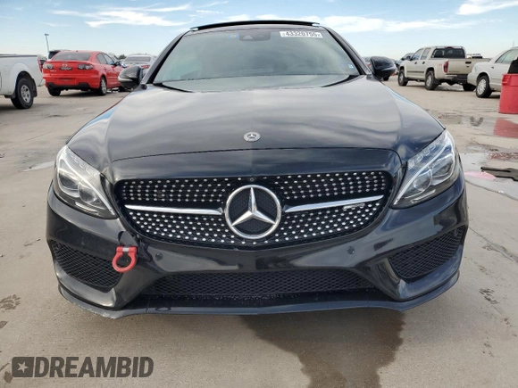 2018 Mercedes-Benz C 43 AMG with VIN WDDWJ6EB0JF668017, listed as a Copart auction lot 43320755 with 99,017 mi miles and Salvage Title. Bid and sale history available at DreamBid. Image 5.