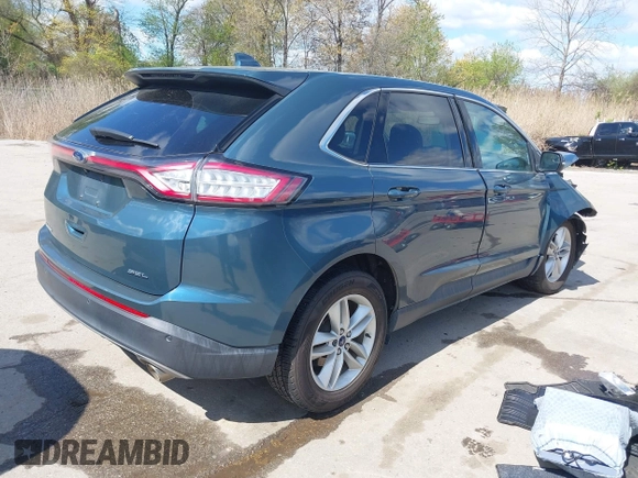 2016 Ford Edge SEL with VIN 2FMPK3J84GBB43195, listed as a IAAI auction lot 42042360 with 154,917 mi miles. Bid and sale history available at carsss.com. Image 4.