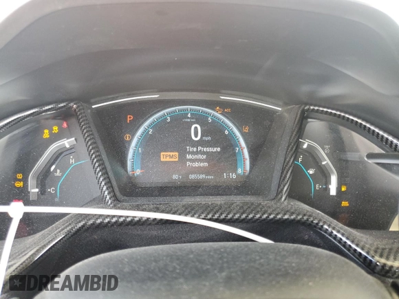 2019 Honda Civic LX with VIN 19XFC2F66KE039629, listed as a Copart auction lot 53804395 with 85,589 mi miles and Non Repairable. Bid and sale history available at DreamBid. Image 9.