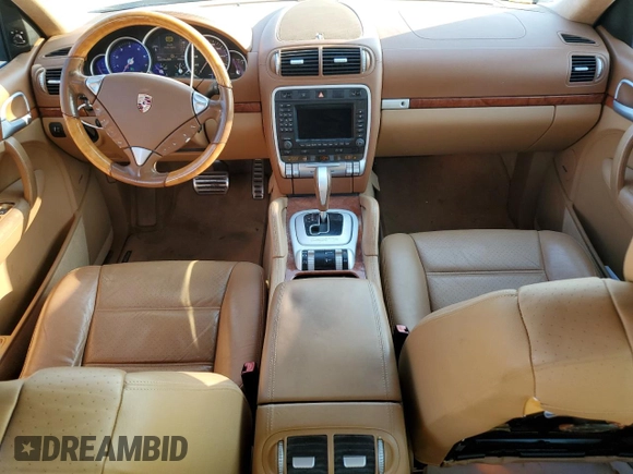 2004 Porsche Cayenne Turbo with VIN WP1AC29P74LA91195, listed as a Copart auction lot 74260594 with 110,729 mi miles and Salvage title. Bid and sale history available at DreamBid. Image 8.