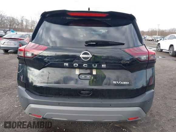2023 Nissan Rogue SV with VIN 5N1BT3BB5PC818358, listed as a IAAI auction lot 41728295 with 35,861 mi miles. Bid and sale history available at carsss.com. Image 16.