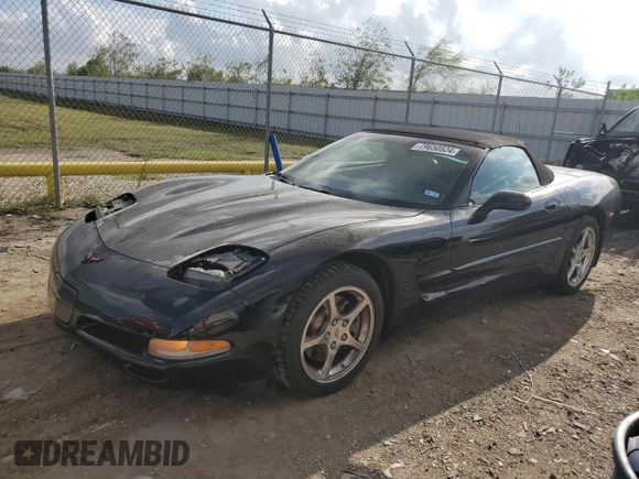 2001 Chevrolet Corvette with VIN 1G1YY32G515124477, listed as a Copart auction lot 79650524 with 71,446 mi miles and Salvage Title. Bid and sale history available at carsss.com. Image 1.
